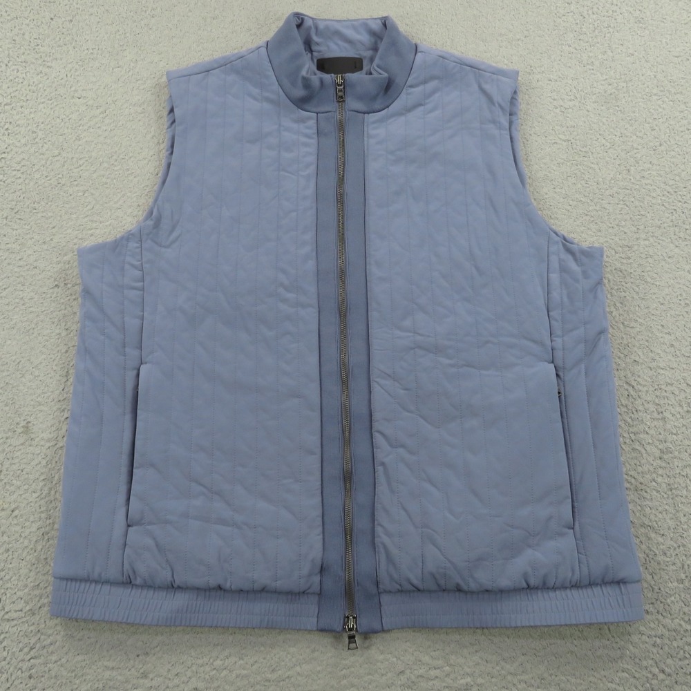 RHONE Vest Mens XXL Skyline Blue Quilted Full Zip Puffer Commuter 101964